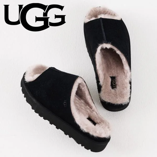 UGG アグ スライドサンダル グリーンポート レディース GREENPORT SLIDE ブラック 黒 1167610