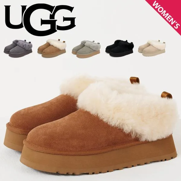 UGG アグ ブーツ ムートンブーツ タゼル レディース 厚底 TAZZELLE ダーク グレー チェスナット ダーク グリーン ブラック イエロー 黒 1171393
