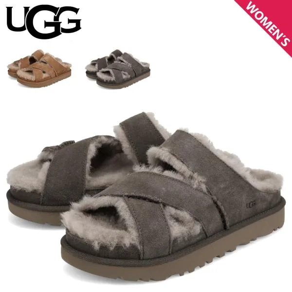 UGG アグ サンダル スリッパ グリーンポート クロスストラップ スライド レディース 厚底 GREENPORT CROSS STRAP SLIDE 1178470