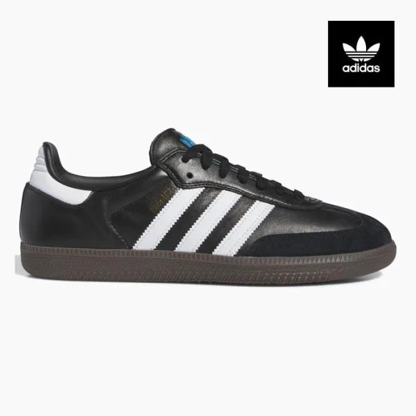 1世帯1点限り 毎日発送 アディダス サンバ レディース メンズ スニーカー ADIDAS SKATEBOARDING SAMBA ADV IE3100 黒白ガムソール スケートボード ADIDAS SB