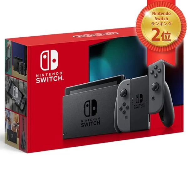 任天堂 ニンテンドー スイッチ Nintendo Switch 本体 Joy-Con L / R グレー 2019年8月発売モデル(バッテリー強化版)【ラッピング対応可】 R-LOGI