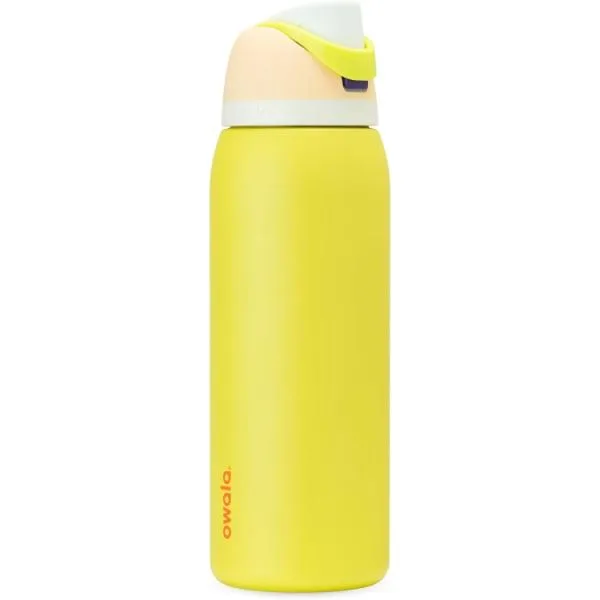 お取り寄せ オワラ フリーシップ 水筒 1.18L レモン Owala FreeSip Water Bottle 40oz Lemon