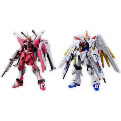 【新品】1週間以内発送 2体セット! HG マイティーストライクフリーダムガンダム + HG インフィニットジャスティスガンダム弐式 プラモデル ガンプラ