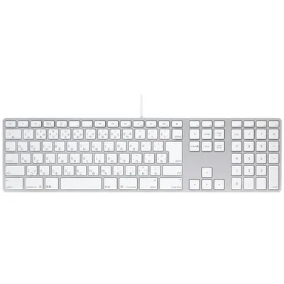 中古 アップル 純正 Apple Keyboard A1243 (テンキー付き) 日本語USBキーボード&英語キーボード 二種類あり 動作保証