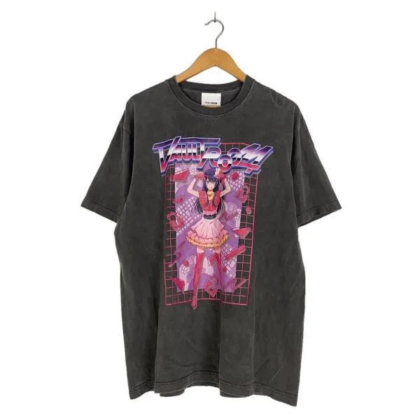 vaultroom◆半袖Tシャツ/L/コットン/グレー/プリント/推しの子/星野アイ//