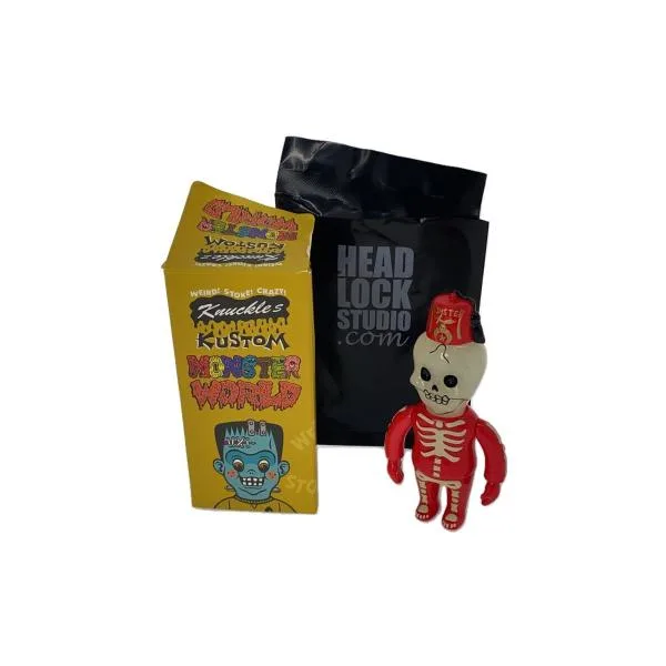 HEADLOCK STUDIO/インディーズソフビ/BONE HEAD/Kustom Monster World