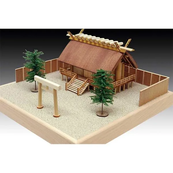 ウッディジョー 木製模型 1/150 神明造り 神社