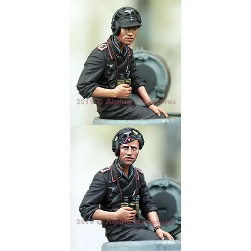 アルパインミニチュア レジンフィギュア 1/35 WWII ドイツ陸軍 腕まくりした夏季戦車兵 No.2 AM35264