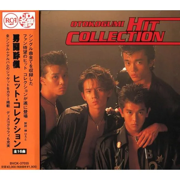 成田昭次 高橋和也 岡本健一 前田耕陽「男闘呼組 ヒット・コレクション」OTOKOGUMI HIT COLLECTION 男闘呼組ベストアルバム CD