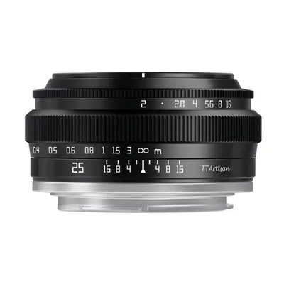 TTArtisan 25mm f/2 C マイクロフォーサーズマウント 単焦点レンズ MF マイクロフォーサーズ レンズ 正規品 2年保証 標準 銘匠光学
