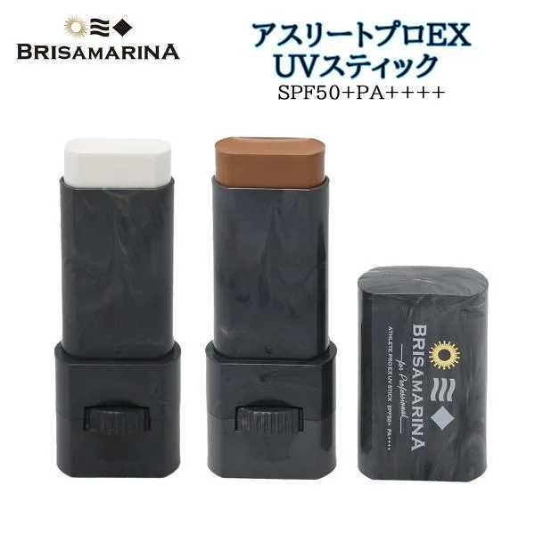 BRISA MARINA ブリサマリーナ 日焼け止め 日焼止め 固形UVフェイススティック 顔用 ウォータープルーフ UVプロテクト SPF50+ PA++++ UVスティック 日本正規品