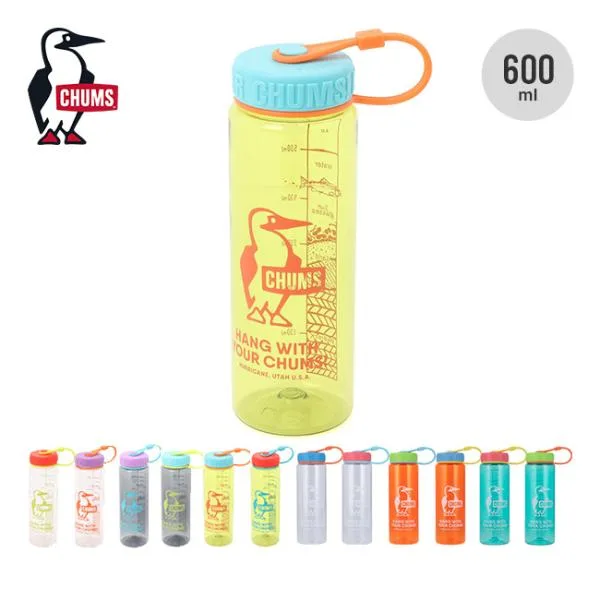 CHUMS チャムス ブービーボトル600ml Booby Bottle 600ml CH62-2124 ウォーターボトル 水筒 直飲み デイリーユース ギフト 登山 ジム 2026 秋冬