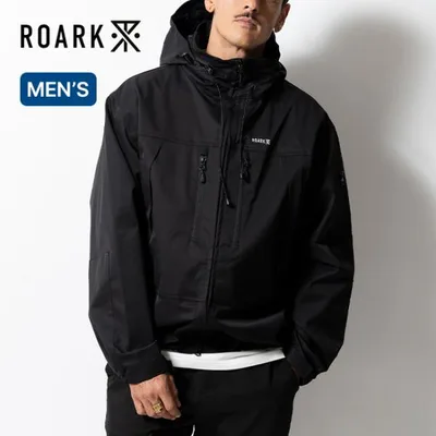 ROARK ロアーク キャラバンジャケット RJJ1254-BLK CARAVAN JACKET アウター 上着 撥水 2レイヤー 2層 シェルジャケット フード 2026 秋冬