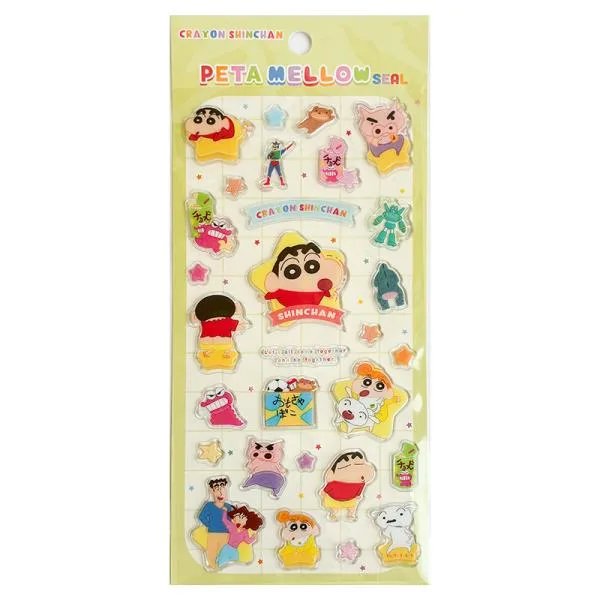 【30%OFF】ペタメロウシール MUGYU クレヨンしんちゃん/チョコビ 5562083 ティーズファクトリー キャラクターグッズ シール 交換 アニメ クレしん