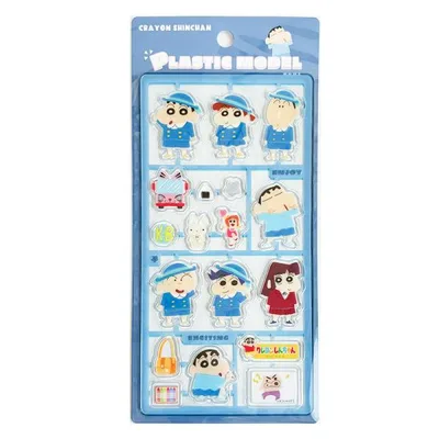 【30%OFF】プラスチックモデル風シール クレヨンしんちゃん 幼稚園 5562086 ティーズファクトリー キャラクターグッズ シール 交換 アニメ クレしん