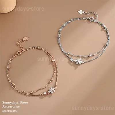 デイジー daisy 花 高品質 デザイン ブレスレット おしゃれ プレゼント レディース ファッション ブレスレット bracelet シルバー ゴールド 母の日 2026