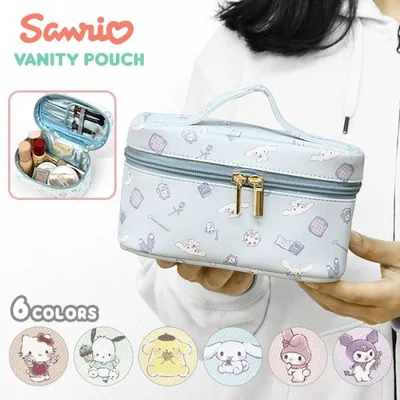 キティちゃん キティ ポチャッコ ポムポムプリン シナモロール マイメロディ クロミ グッズ ポーチ バニティポーチ コスメポーチ 化粧ポーチ サンリオ