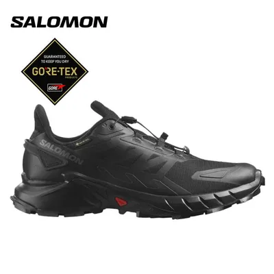 サロモン(SALOMON)(メンズ)ランニングシューズ スーパークロス 4 GORE-TEX ブラック L41731600 スニーカー