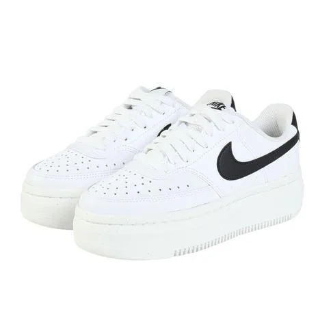 ナイキ(NIKE)(レディース)スニーカー スポーツシューズ コート ビジョン アルタ ホワイト ブラック DZ5394-107 スポーツ カジュアルシューズ
