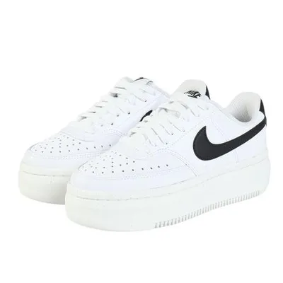ナイキ(NIKE)(レディース)スニーカー スポーツシューズ コート ビジョン アルタ ホワイト ブラック DZ5394-107 スポーツ カジュアルシューズ
