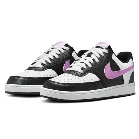ナイキ(NIKE)(レディース)スニーカー スポーツシューズ コート ビジョン LOW ネクスト ネイチャー ブラック ピンク DH3158-013