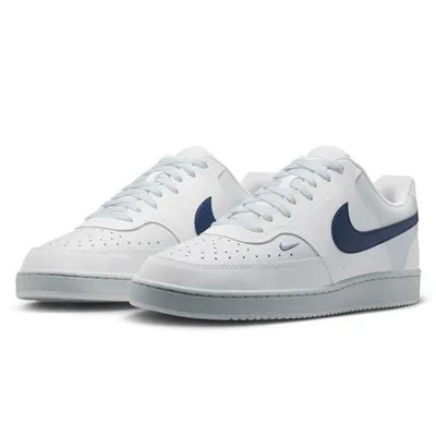 ナイキ(NIKE)(メンズ)スニーカー スポーツシューズ コート ビジョン LOW ホワイト ネイビー IM0459-106 カジュアル スポーツ シューズ
