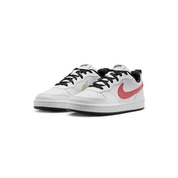 ナイキ(NIKE)(キッズ)ジュニアスニーカー スポーツシューズ コート ボロー ロー ウィン GS ホワイト IR1530-100 スポーツ カジュアル シューズ