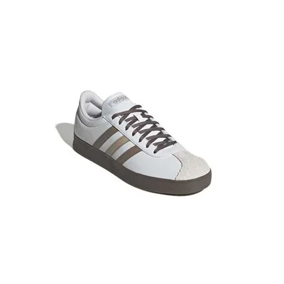 アディダス(adidas)(メンズ、レディース)スニーカー スポーツシューズ VL コート ベース ホワイト ブラウン NLF52-KH9489 カジュアルシューズ スポーツ