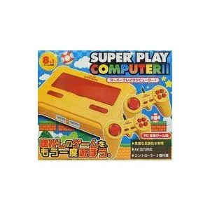 中古ファミコンハード スーパープレイコンピューター II (イエロー×レッド)