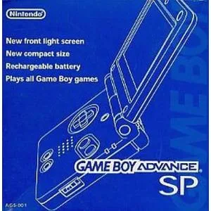 中古GBAハード ゲームボーイアドバンスSP本体 アズライトブルー