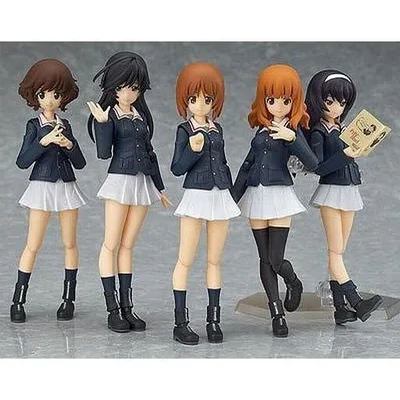 中古フィギュア figma あんこうチームセット 「ガールズ&パンツァー」 ワンダーフェスティバル2016冬&GOODSMI