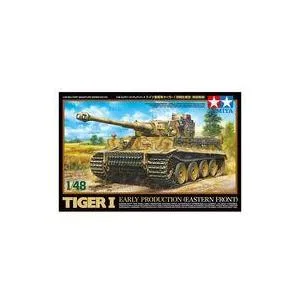 中古プラモデル 1/48 ドイツ重戦車 タイガーI 初期生産型 (東部戦線) 「ミリタリーミニチュアシリ
