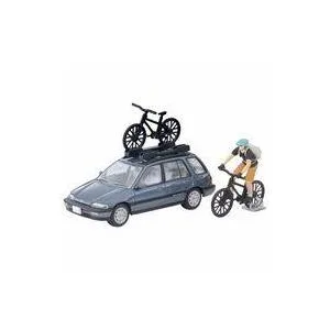 中古トミカ 1/64 LV-N297c ホンダ シビックシャトル RT X 90年式(ブルー) フィ