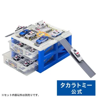 トミカワールド スクランブルポリスパーキング30 スペシャルセット(トミカ4台付き)