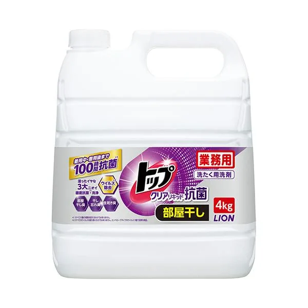 ライオン トップ クリアリキッド抗菌 業務用 4kg 1本