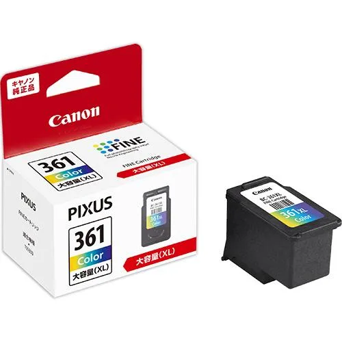 キヤノン FINEカートリッジ BC−361XL 3色一体型(大容量) 3726C001 1個