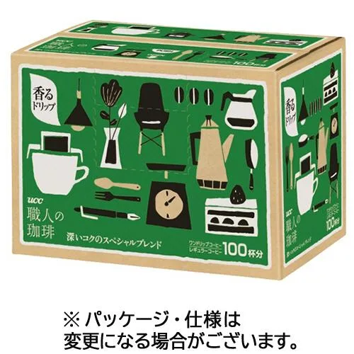 UCC 職人の珈琲 ドリップコーヒー 深いコクのスペシャルブレンド 1箱(100袋)