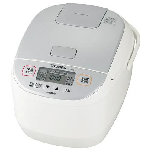 象印 マイコン炊飯ジャー「極め炊き」 黒厚釜 1升炊き ホワイト NL−DB18−WA 1台(お取寄せ品)