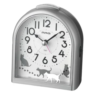 MAG(マグ) 目覚まし時計 置き時計 アナログ ねこ ネコ