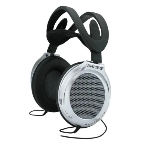 KOSS(コス)UR/40 ヘッドホン セミオープン型 有線 折りたたみ式・ケーブル長/約1.2m・コネクター:L字型3.5mmプラグ・軽量185g 【正規輸入品】