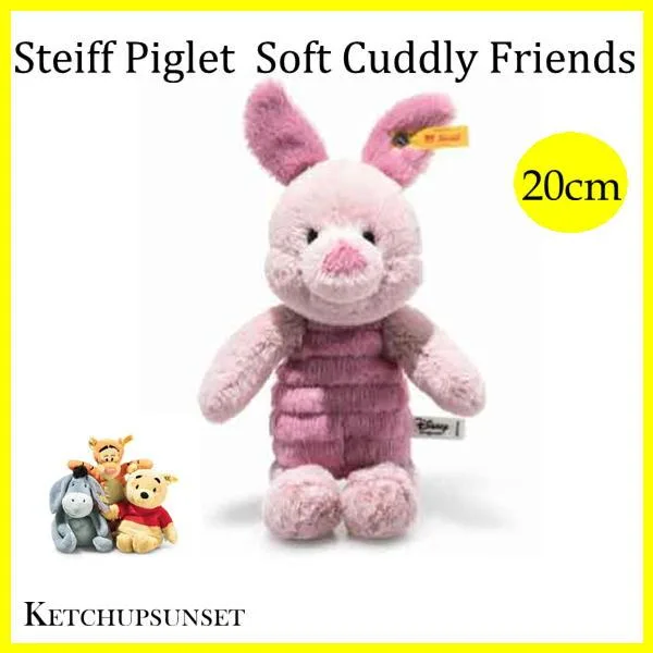 シュタイフ テディベア ディズニープーの仲間、ピグレット ソフトカドリーフレンズ Steiff Piglet 20 cm ぬいぐるみ