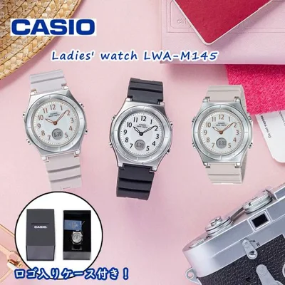 腕時計 レディース カシオ 電波ソーラー LWA-M145 ウェーブセプター 1AJF 4AJF 7AJF かわいい CASIO 女性 新生活 爆買