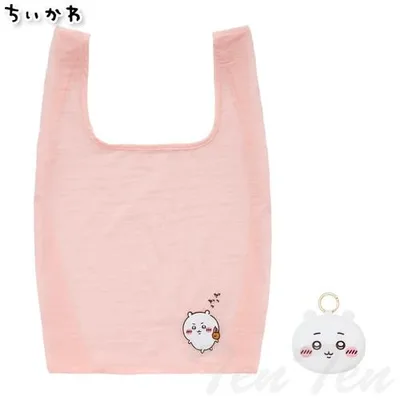 ちいかわ エコバッグ入りおかおマスコット ちいかわ 【即納品】 マスコット バッグ 公式 グッズ ハチワレ うざぎ モモンガ ラッコ 古本屋