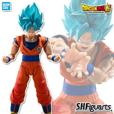 S.H.Figuarts 超サイヤ人ゴッド超サイヤ人孫悟空 限界を超えし蒼き力 【即納品】 ドラゴンボール超 フィギュアーツ 完成品可動フィギュア バンダイ