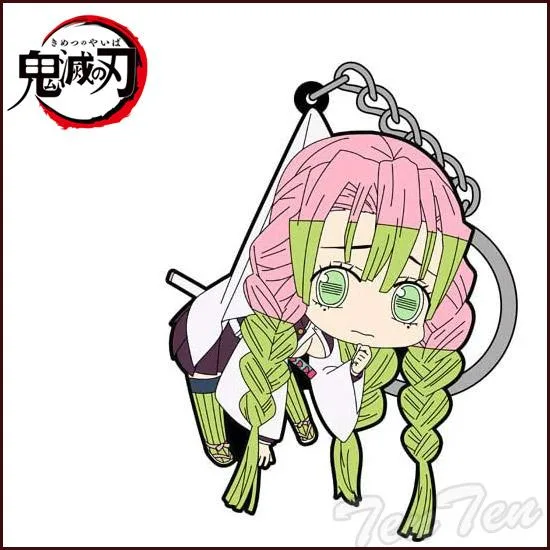 鬼滅の刃 つままれキーホルダー 甘露寺 蜜璃 (かんろじ みつり) きめつのやいば 鬼滅の刃 グッズ 【即納品】