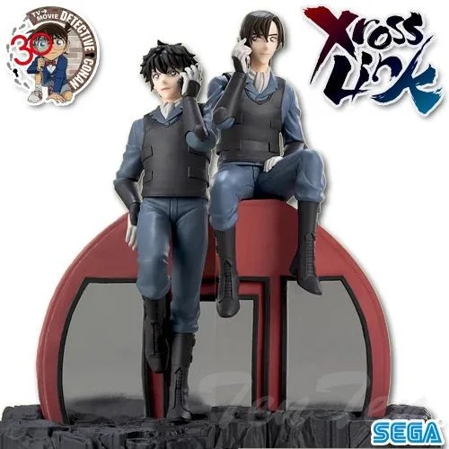 名探偵コナン XrossLink フィギュア 松田陣平&萩原研二 2体セット 【新品・未開封】 クロスリンク プライズ フィギュア セガ