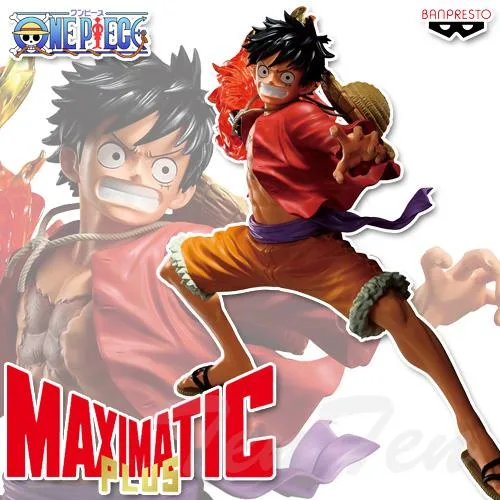 ワンピース MAXIMATIC PLUS MONKEY.D.LUFFY II ルフィ ゴムゴムの火拳銃 【新品・未開封】 レッドホーク ONE PIECE プライズ 彩色済みフィギュア バンプレスト