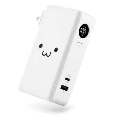 エレコム モバイルバッテリー iPhone 大容量 10000mAh 67W コンセント一体型 大容量 PD対応 USB-C USB-A 2ポート EC-C46L 公式店 安全 安心 日本メーカー