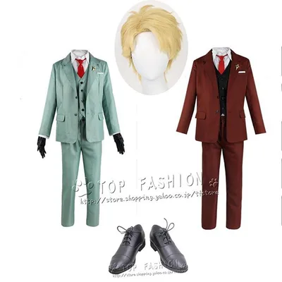 SPY×FAMILY ロイド・フォージャー コスプレ衣装 スパイファミリー 父 黄昏 たそがれ コスチューム cosplay 変身 ステージ服 舞台 変装(ウィッグ、靴追加 )