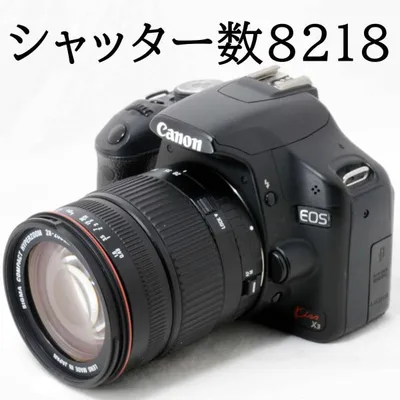 キャノン デジタル一眼レフカメラ Canon EOS Kiss X3 AF 28-200mm レンズキット SDカード付き 初心者 おすすめ 中古 爆買 難有